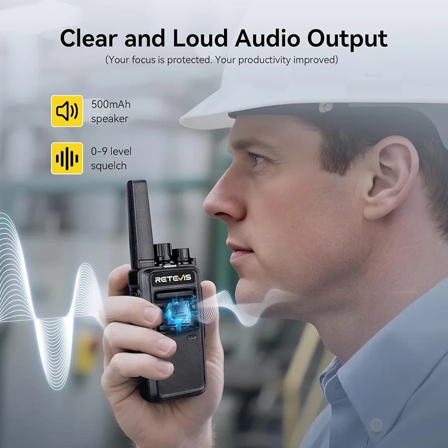 بیسیم‌های شارژی Retevis RT68 — تصویر ۷
