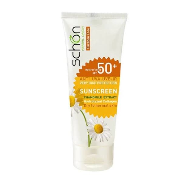 کرم ضد آفتاب رنگی شون مدل SPF50 مناسب پوست های خشک و معمولی حجم 50 میلی لیتر — تصویر ۲