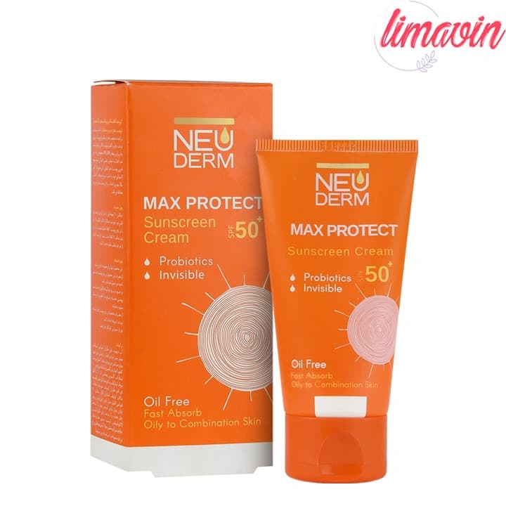 کرم ضد آفتاب رنگی نئودرم SPF 50 مدل MAX PROTECT مناسب پوست های چرب حجم 50 میلی لیتر — تصویر ۴