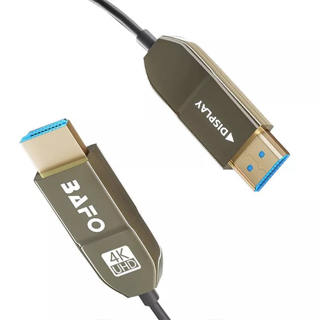 کابل HDMI فیبر نوری بافو مدل BF-4003 طول ۳۰ متری — تصویر ۳