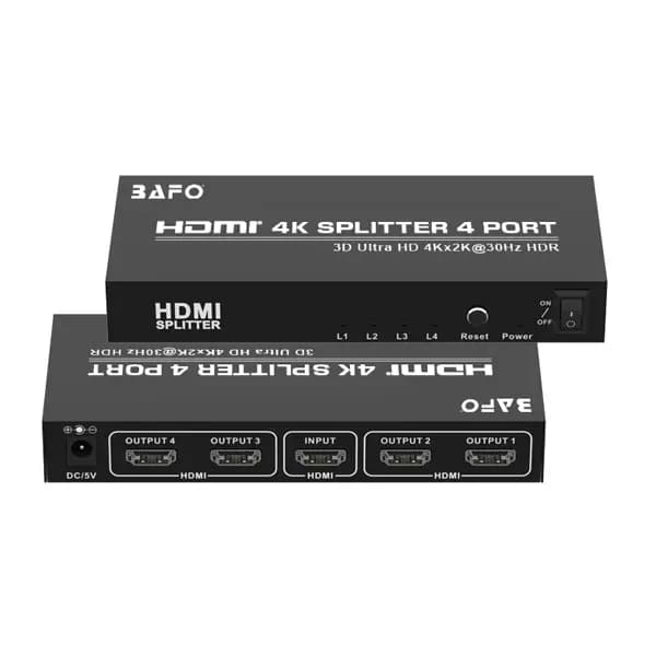 اسپلیتر 4 پورت HDMI بافو مدل BF-131