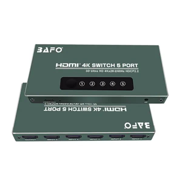 سوئیچ ۵ پورت HDMI بافو مدل BF-178