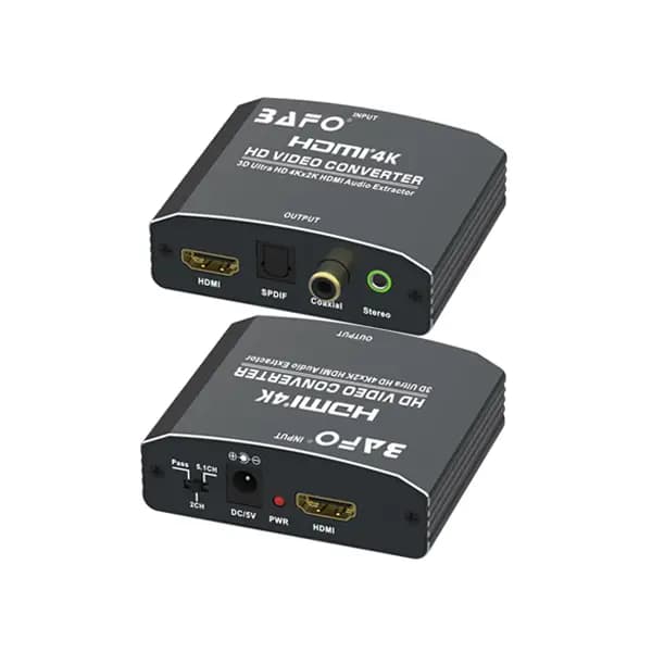 مبدل 4 پورت صوتی HDMI بافو مدل BF-116A