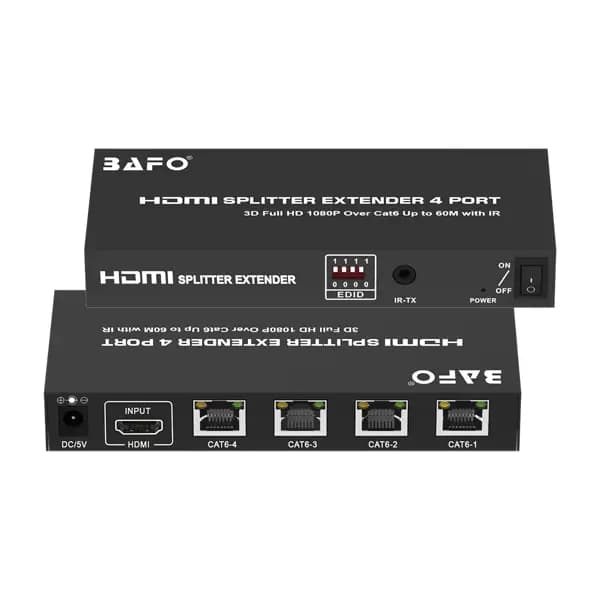 اسپلیتر اکستندر 4 پورت HDMI بافو مدل BF-141 — تصویر ۵
