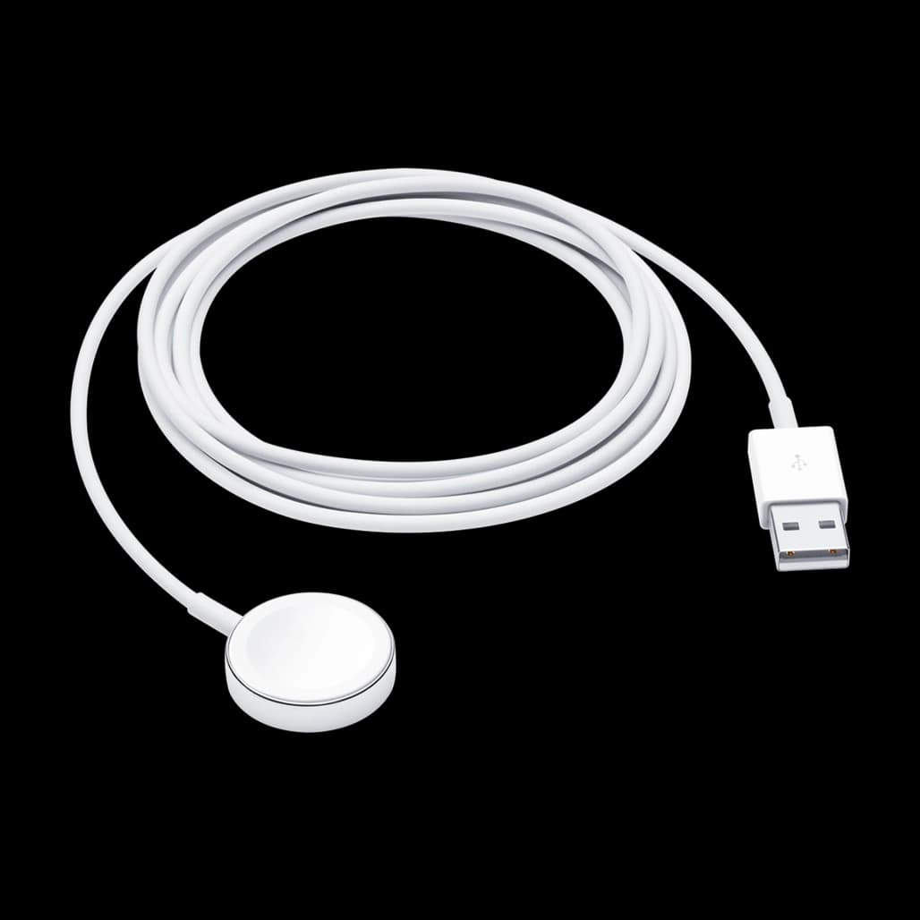 کابل شارژ مگنتی اپل واچ با پورت USB اورجینال اپل — تصویر ۴