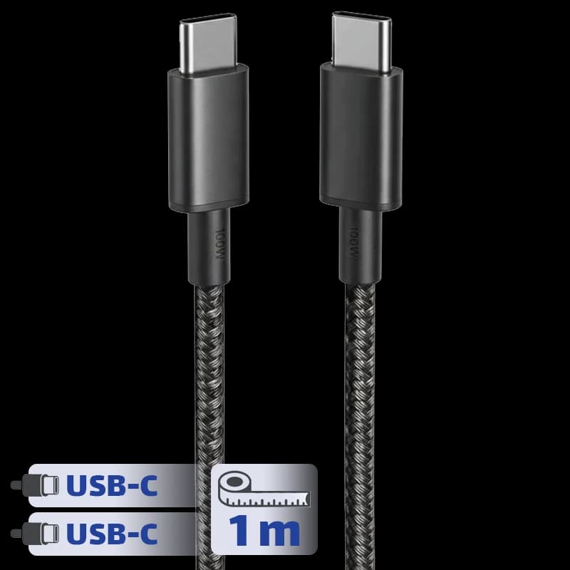 کابل USB-C به USB-C کنفی یک متری