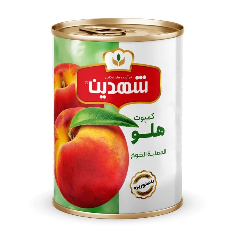 کمپوت هلو شهدین (12 عددی)