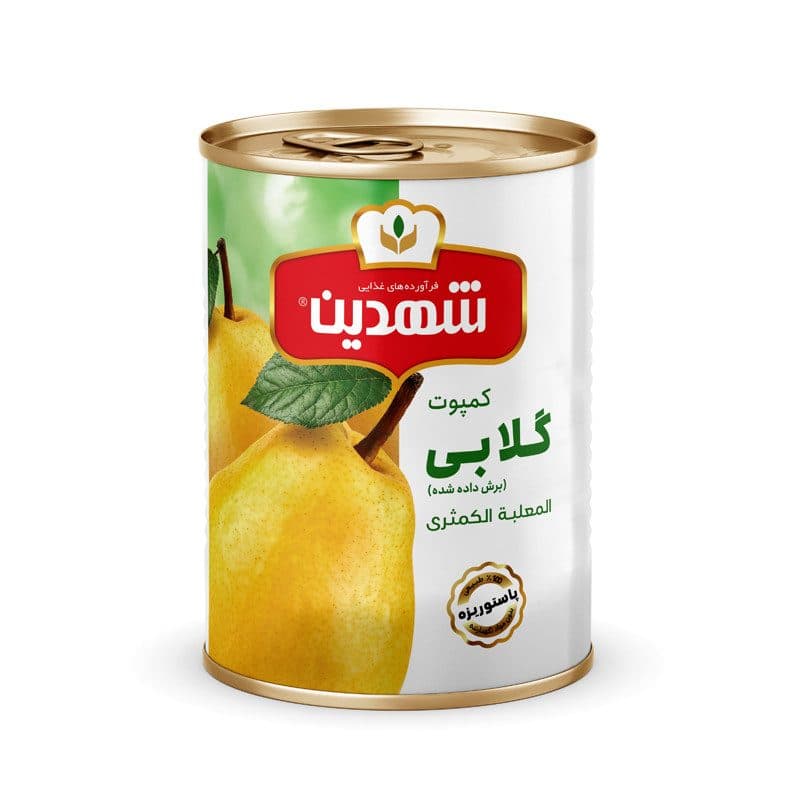 کمپوت گلابی شهدین(12 عددی)