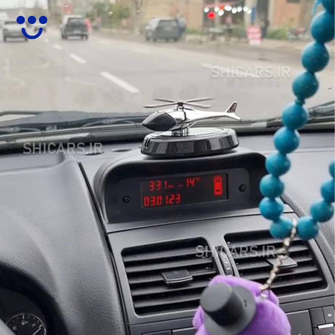 خوشبوکننده خودرو خورشیدی مدل هلیکوپتر – شیکارز — تصویر ۲