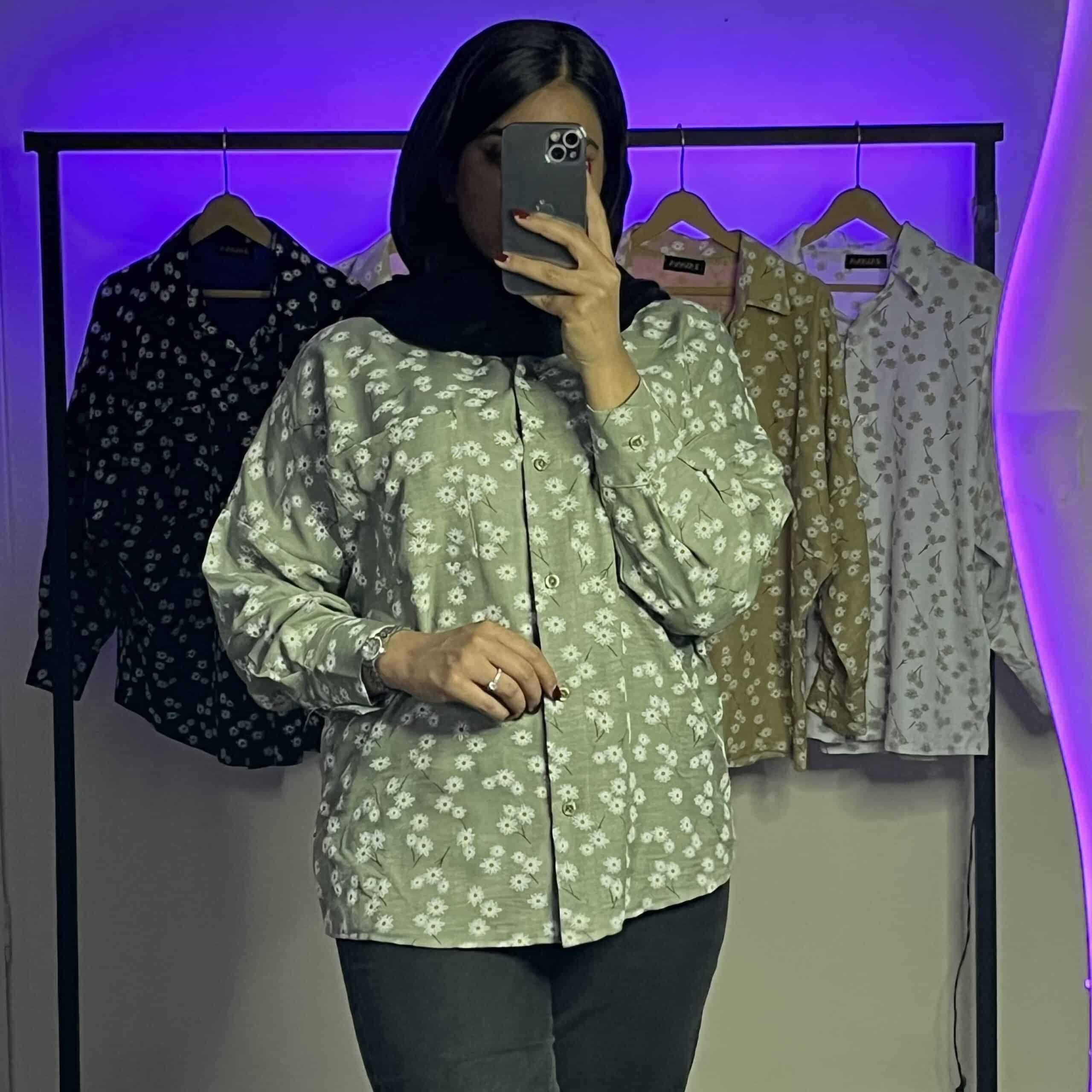 شومیز طرح بابونه — تصویر ۳
