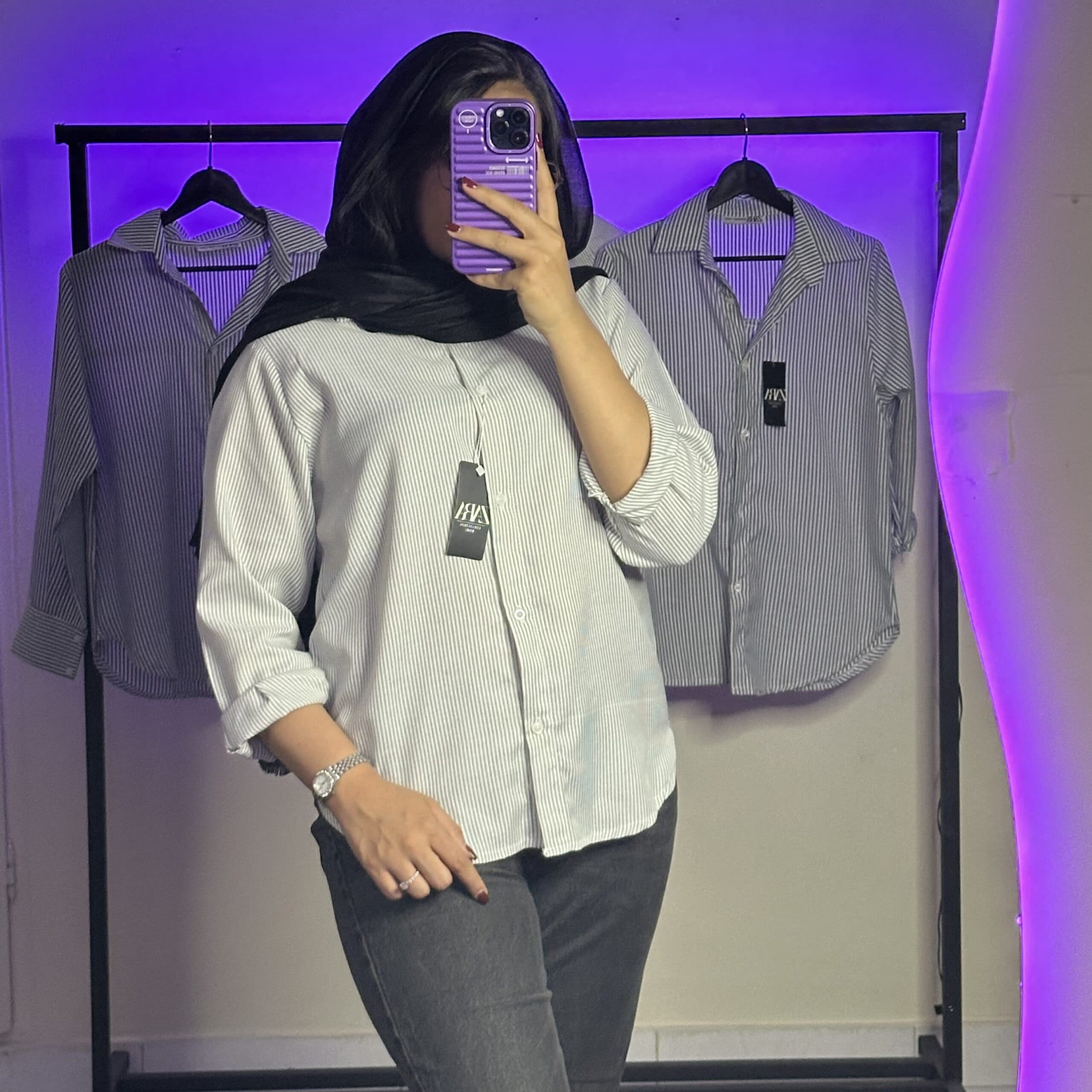 شومیز راه راه پینترستی zara