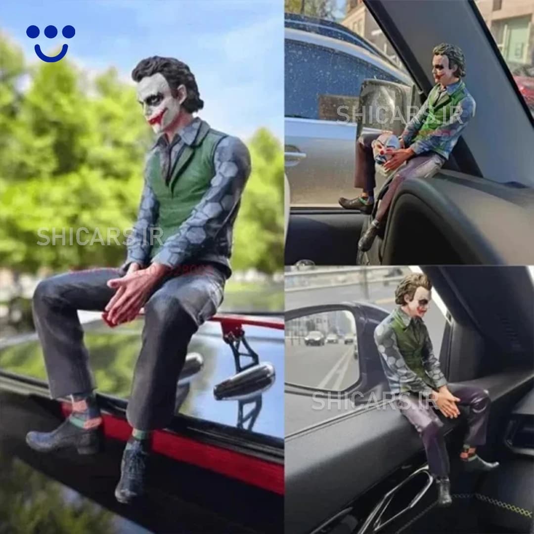 فیگور جوکر نشسته ماشین با تمام متعلقات – شیکارز — تصویر ۴