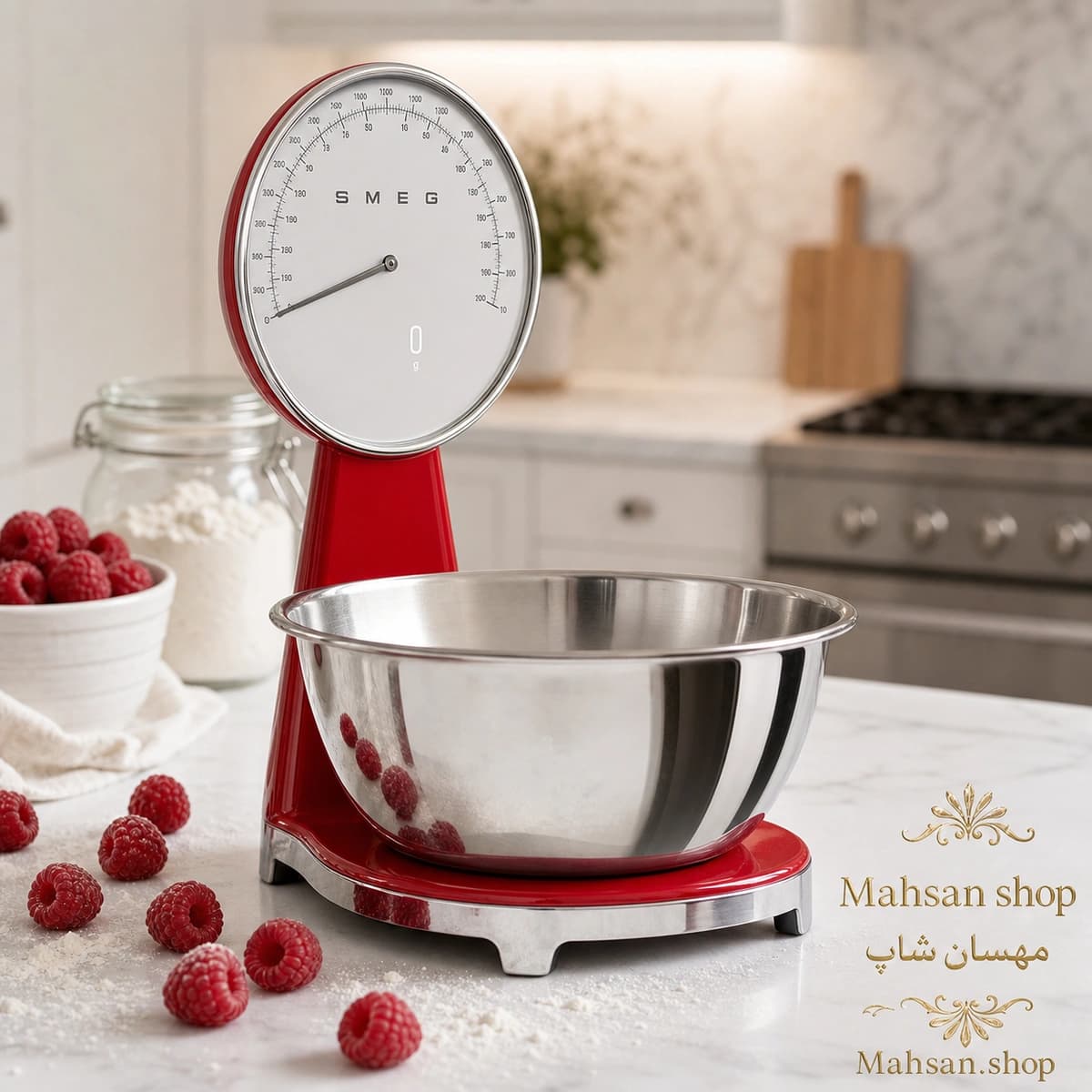 ترازو آشپزخانه عقربه‌ای دیجیتال اسمگ smeg مدل KSF01