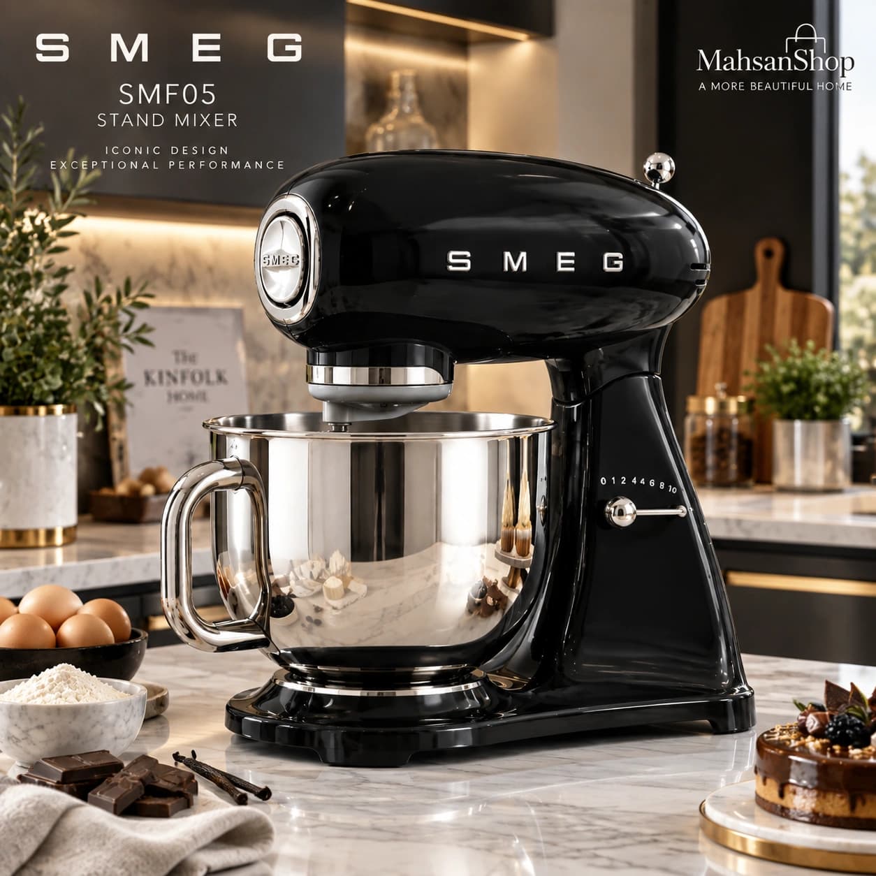 همزن کاسهدار اسمگ smeg مدل SMF05 — تصویر ۲