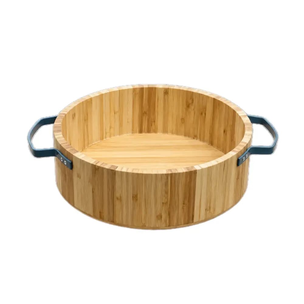کاسه سالاد چوبی رویش مدل دسته دار