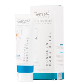 کرم ضد آفتاب رنگی ژنو بایوتیک مدل SunoGen با SPF50 حجم 50 میلی لیتر