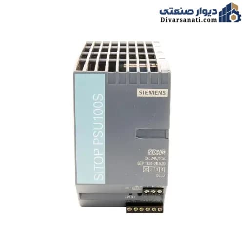 منبع تغذیه زیمنس SITOP PSU100S مدل 6EP1334-2BA20، 24V 10A