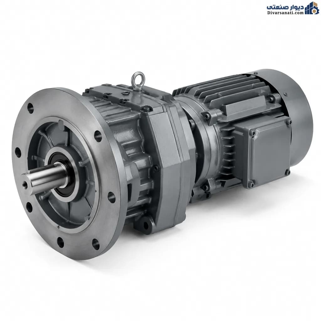 گیربکس صنعتی MRF202-90L4D فلنج دار | 1.5 کیلووات | 250 دور در دقیقه