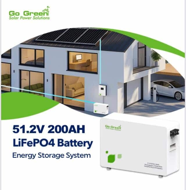 باتری لیتیومی 200 آمپر ساعت 51.2 ولت مدل GGESS-10kWh