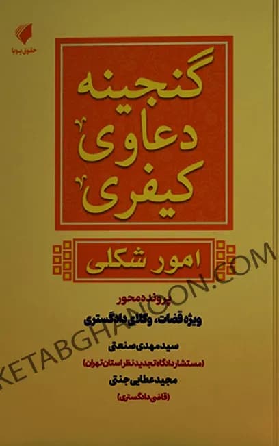 گنجینه دعاوی کیفری امور شکلی
