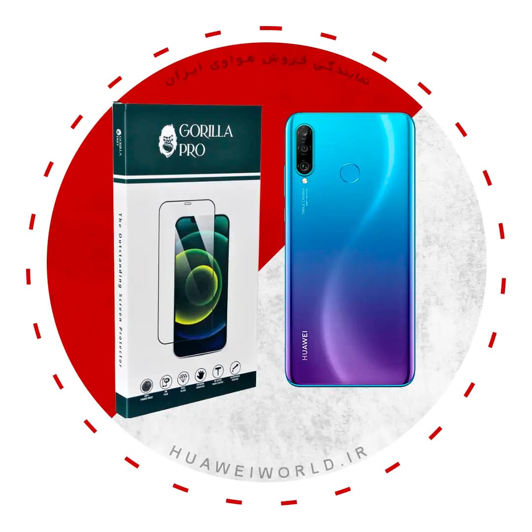 گلس و محافظ هیدروژلی (مات) بدنه گوشی هواوی مدل Huawei P30 Lite