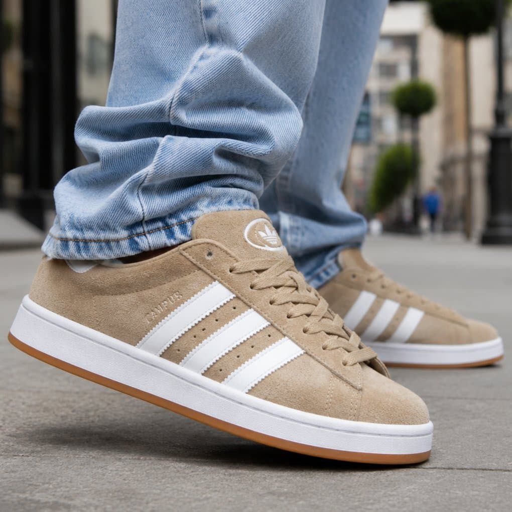 کفش کتونی ADIDAS CAMPUS کمپوس مشکی سفید — تصویر ۸