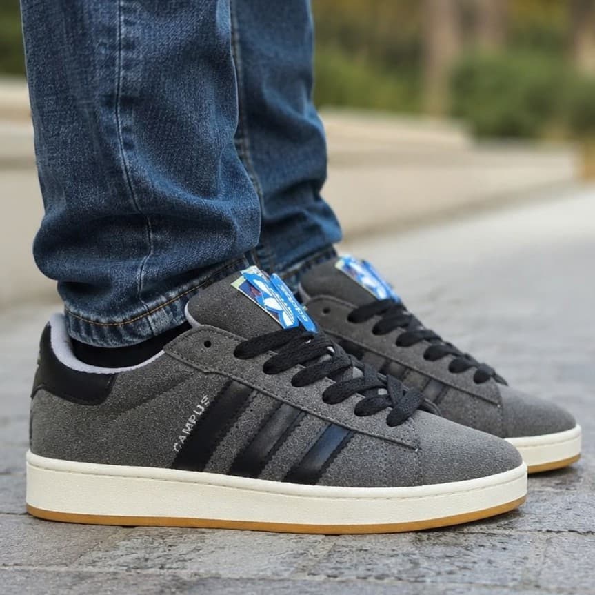کفش کتونی ADIDAS CAMPUS کمپوس مشکی سفید — تصویر ۴