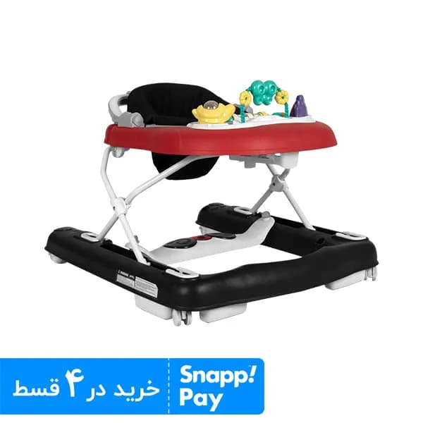 روروک سه کاره اسپرینگ قرمز مشکی — تصویر ۲