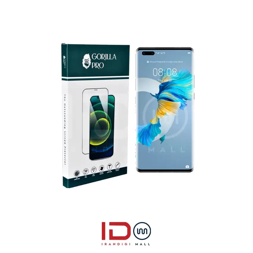 گلس و محافظ هیدروژلی (مات) نمایشگر گوشی هواوی مدل Huawei Mate 40 Pro — تصویر ۳