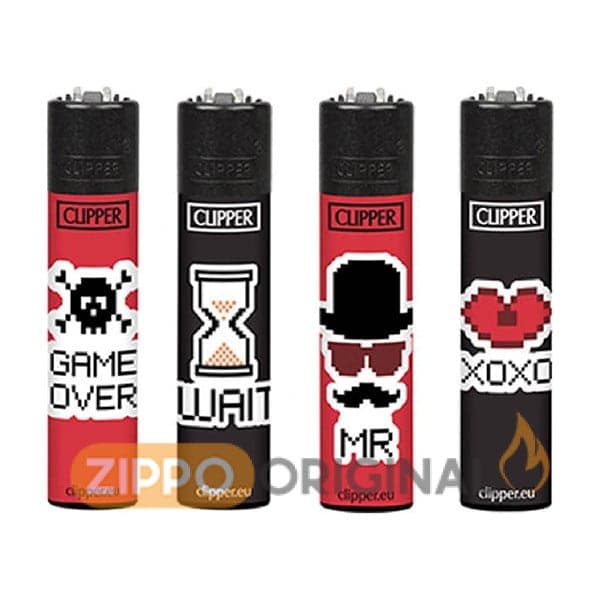 فندک کلیپر طرح pixel style