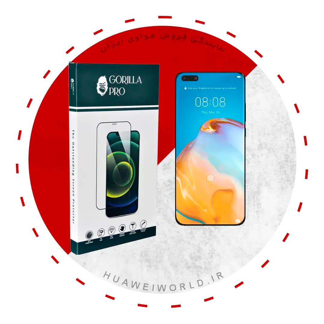 گلس و محافظ هیدروژلی (پرایوسی) نمایشگر گوشی هواوی مدل Huawei P40 Pro