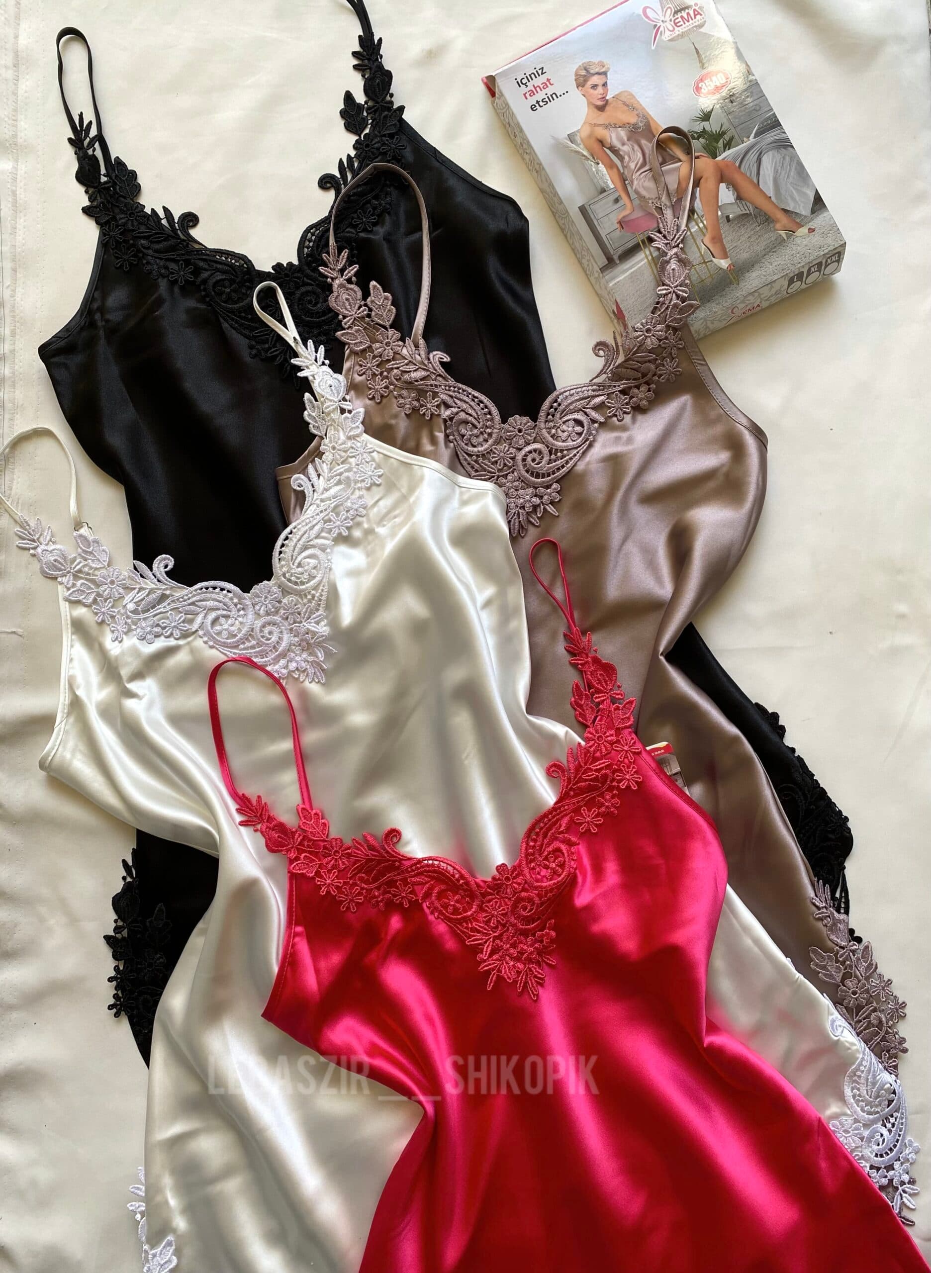 لباسخواب ساتن مارک ema کد3540