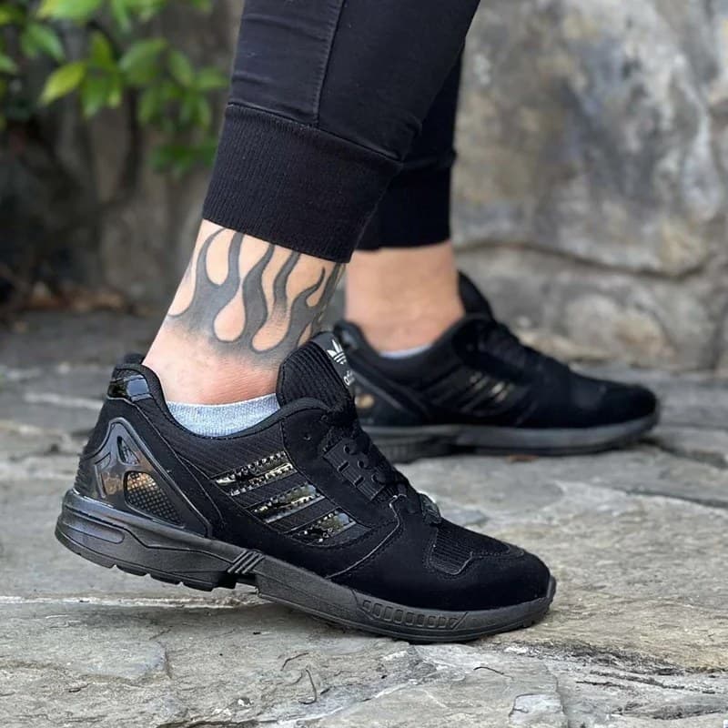 کتونی زد ایکس ZX 8000 مشکی کامل — تصویر ۲