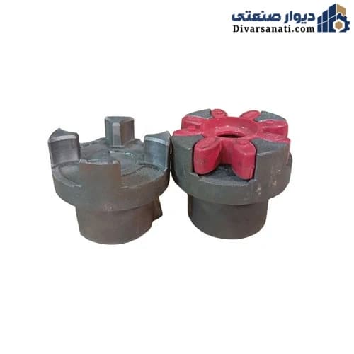 کوپلینگ ایرانی چدن تیپ A سری ROTEX سایز 25 | کوپلینگ فکی لاستیکی انتقال قدرت