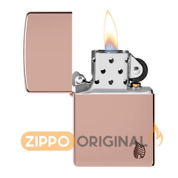 زیپو اصل 46401 Armor Rose Gold Flame — تصویر ۵