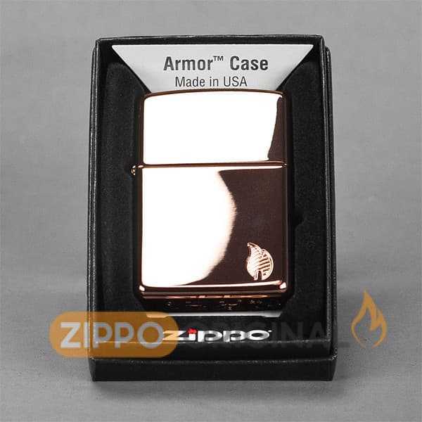 زیپو اصل 46401 Armor Rose Gold Flame — تصویر ۳