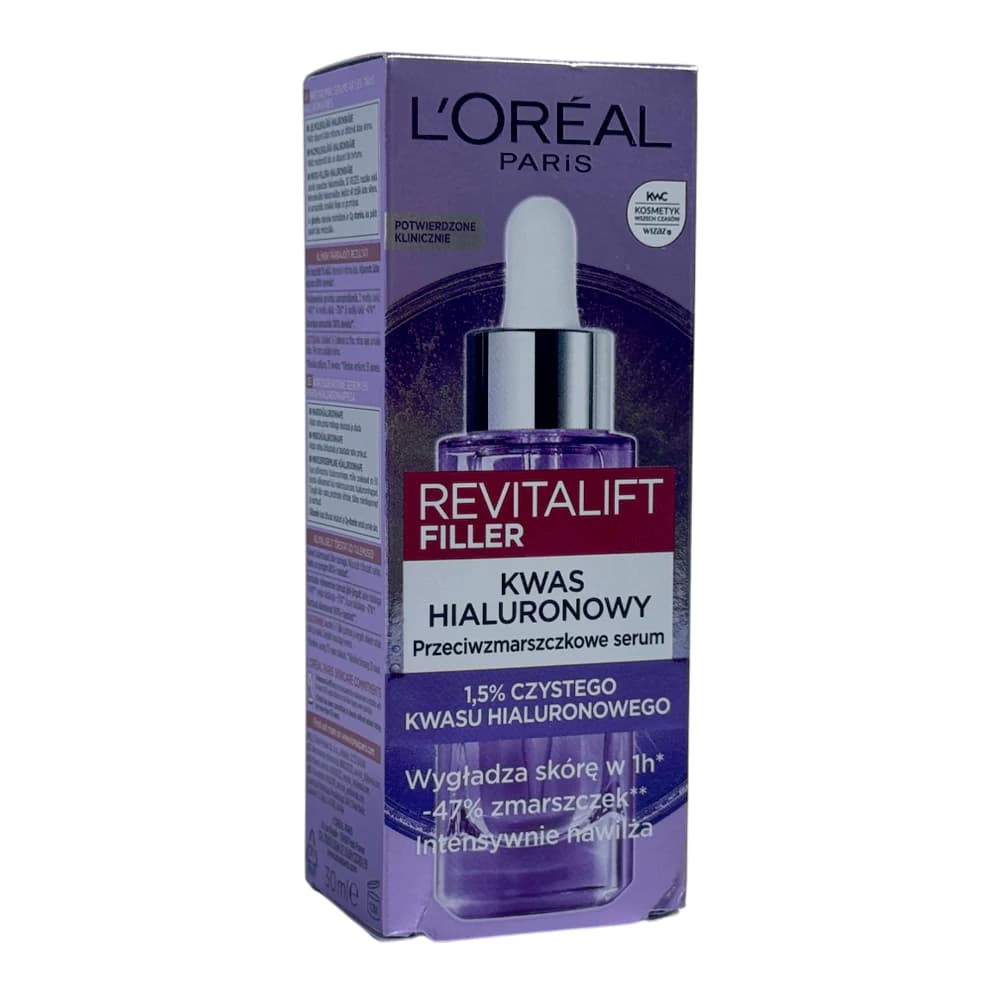 سرم ضد چروک و آبرسان لورال مدل Revitalift Filler حاوی 1.5٪ هیالورونیک اسید خالص 30 میل — تصویر ۲