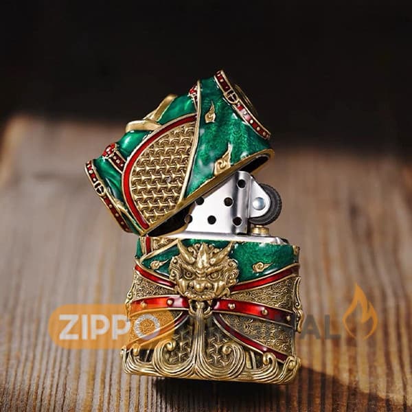 زیپو مدل Guan Yu گوان یو – سه بعدی — تصویر ۶