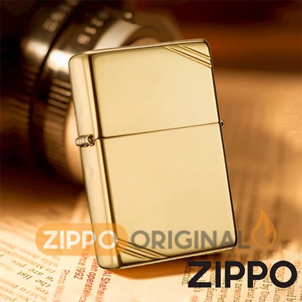 زیپو اصل کد 270 High Polish Brass Vintage — تصویر ۲