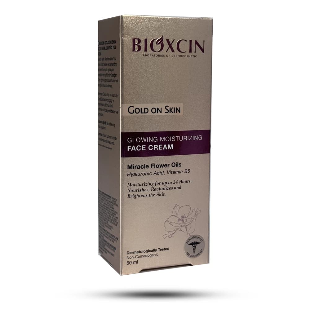 کرم مرطوب کننده و درخشان‌کننده بیوکسین Gold On Skin حجم 50 میل — تصویر ۲
