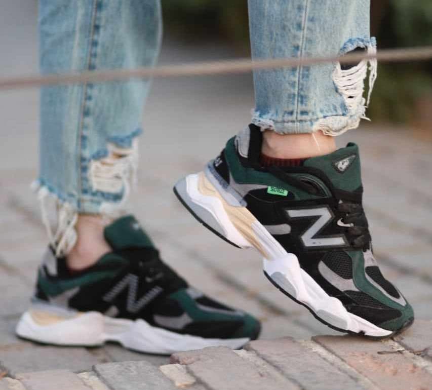 نیوبالانس 9060 New Balance مشکی سبز