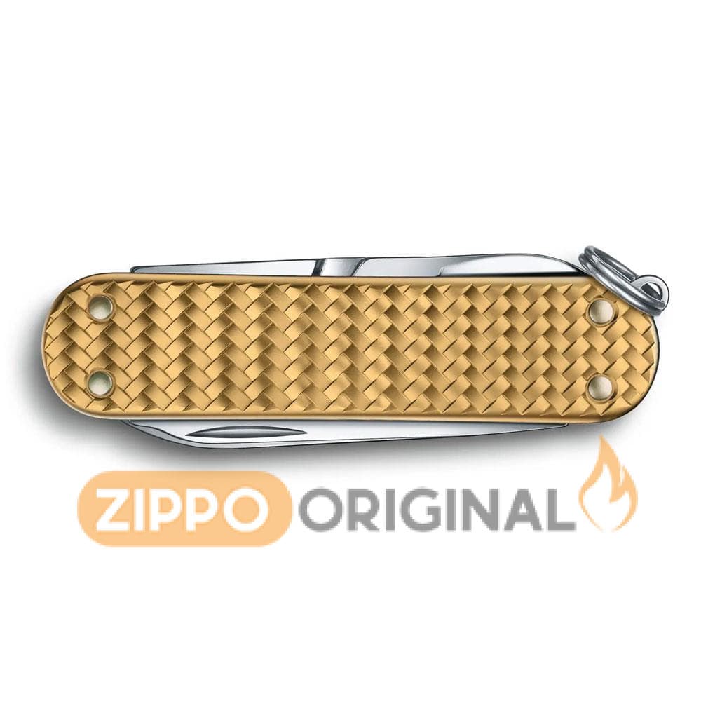 چاقوی ویکتورینوکس Precious Alox Brass Gold — تصویر ۲