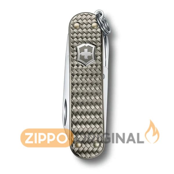 چاقوی ویکتورینوکس Precious Alox infinite gray — تصویر ۴