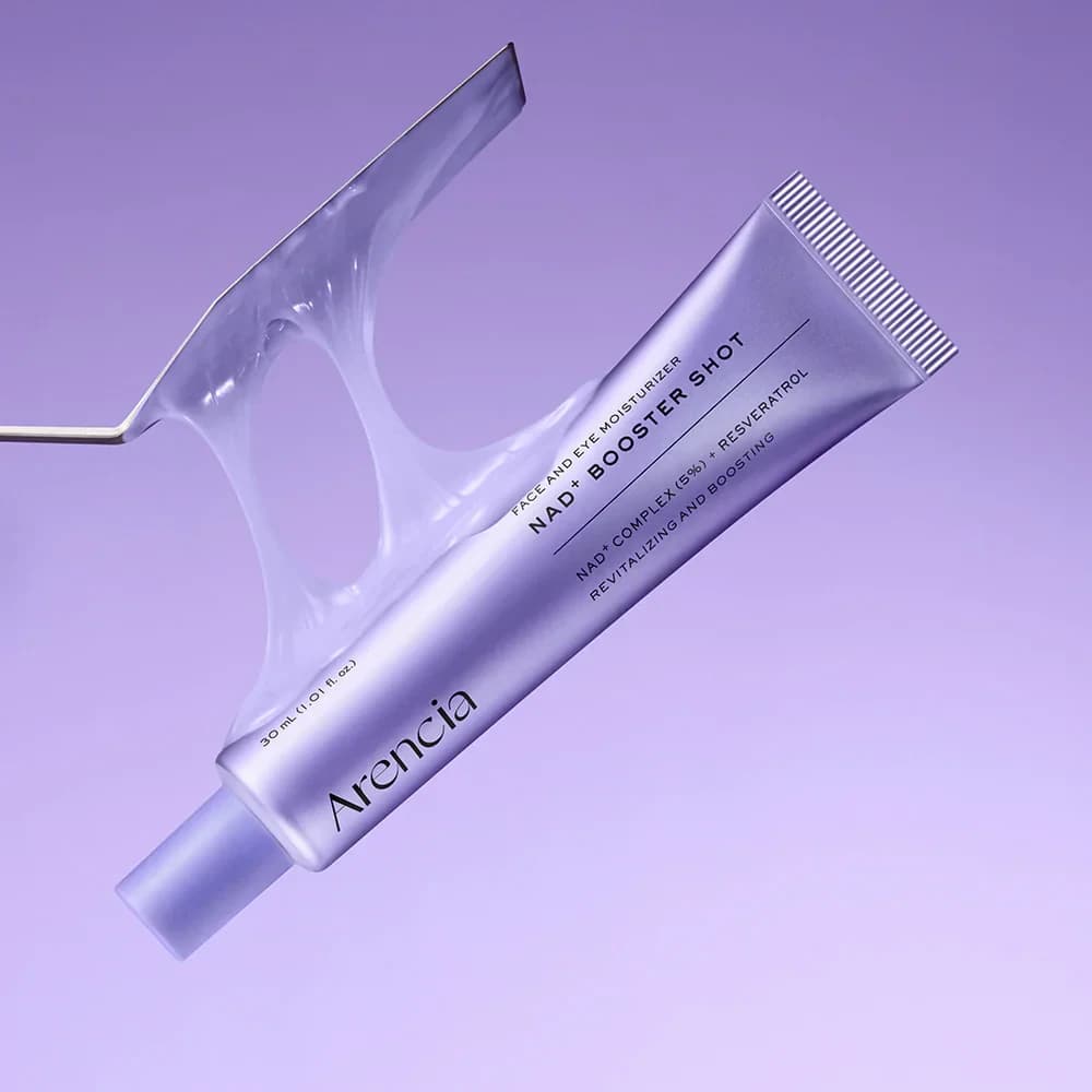 سرم آبرسان و ضدچروک +NAD آرنسیا سری BOOSTER SHOT حاوی رسوراترول حجم 30 میلی‌لیتر — تصویر ۲