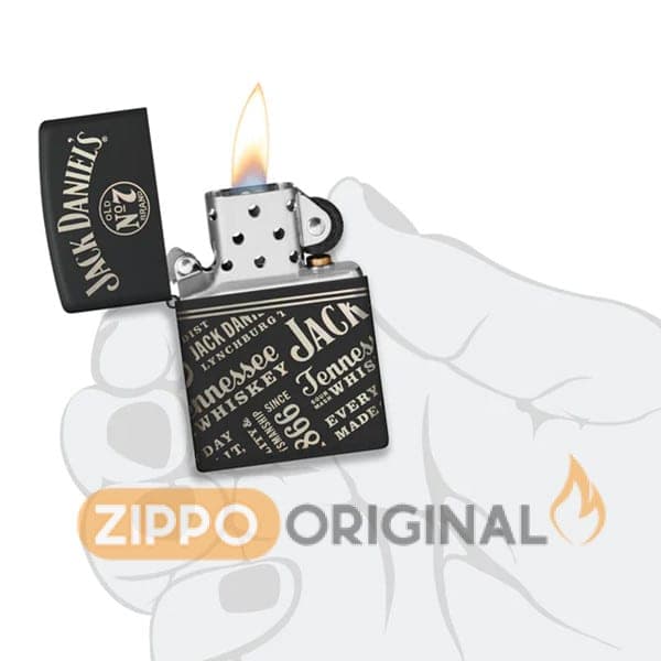زیپو اصل کد 46279 Jack Daniel’s® Logos & Slogans — تصویر ۳