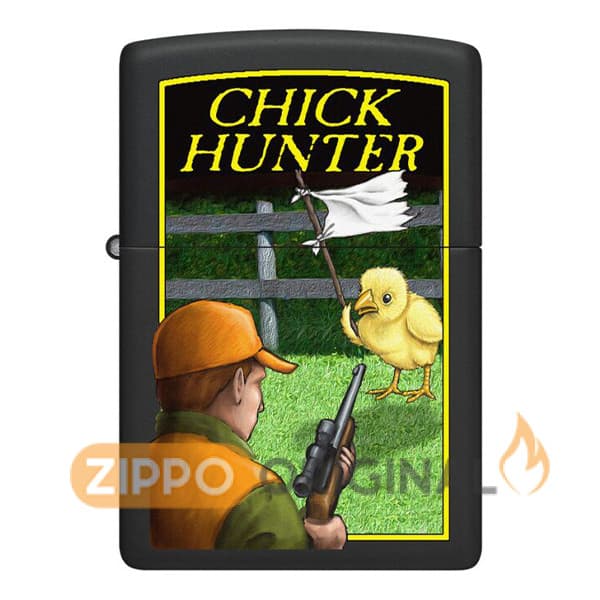 زیپو اصل کد 218 chick hunter