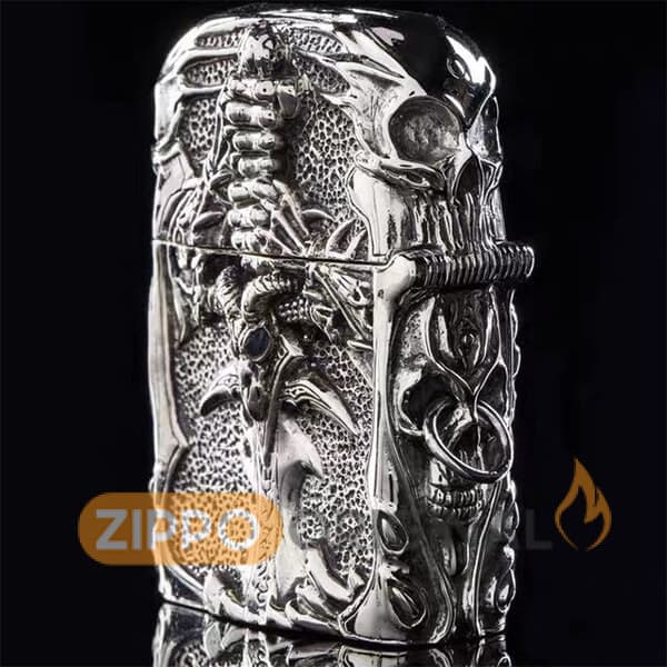 زیپو اصل مدل Lich King Skull — تصویر ۲