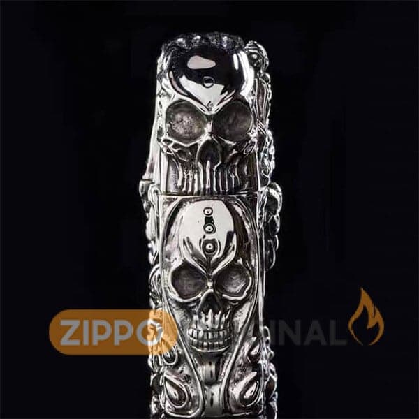 زیپو اصل مدل Lich King Skull — تصویر ۶