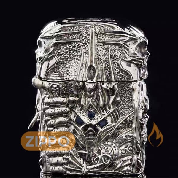 زیپو اصل مدل Lich King Skull — تصویر ۸