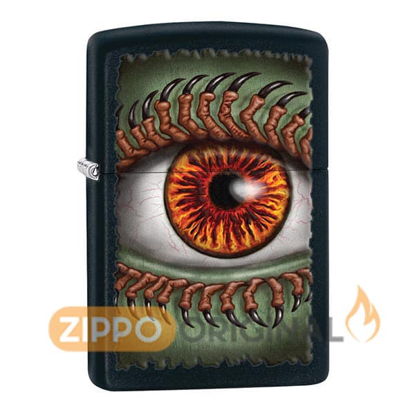 زیپو اصل کد 28668 Monster Eye, Black Matte — تصویر ۴